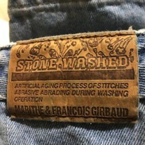 Vintage Girbaud "Stonewashed" Women's Blue Jeans, size 7/8-"short"